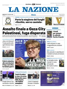 La Nazione Siena - 17 Settembre 2025