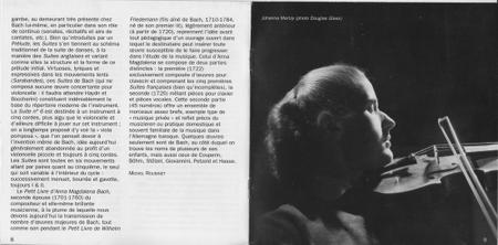 Bach - Sonates & Partitas Pour Violon Seul,Le Petit Livre D'anna-Magdalena Bach,Suites Pour Violoncelle Seul (1996) (5CD)