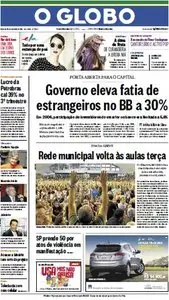 Jornal O Globo - 26 de outubro de 2013 - Sábado