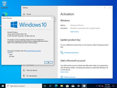 Windows 10 20H2 10.0.19042.746 AIO 26in1 (x86/x64) January 2021 Preactivated