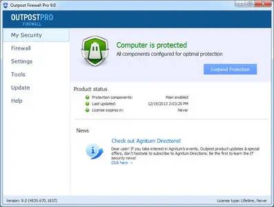 Outpost Firewall Pro 9.3.4934.708.2079 (x86/x64) Multilingual