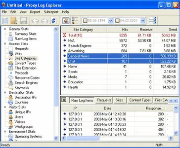 Proxy Log Explorer 4.21