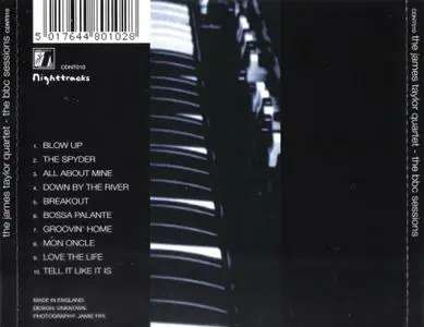 The James Taylor Quartet - The BBC Sessions (1995) {Nighttracks CDNT010 rec 1987-1993}