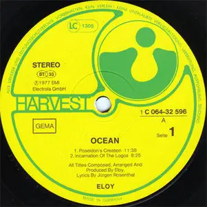 Eloy - Ocean (Harvest 1C 064-32 596) (GER 1977) (Vinyl 24-96 & 16-44.1)