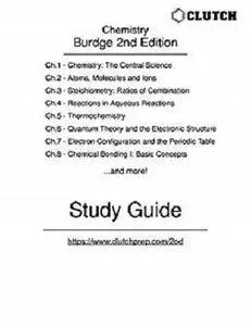 Study Guide for Chemistry, 2nd Edition, by Burdge