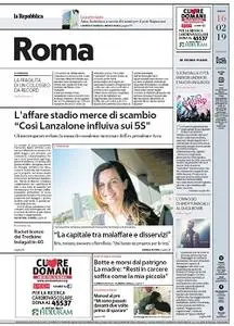 la Repubblica Roma - 16 Febbraio 2019