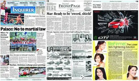 Philippine Daily Inquirer – September 21, 2009