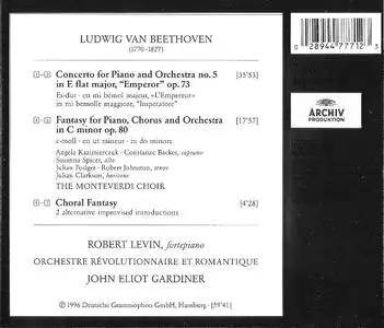 Robert Levin, John Eliot Gardiner - Beethoven: Piano concerto No.5, Choral Fantasy (1995)