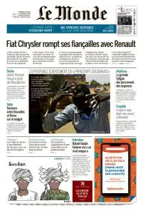 Le Monde du Vendredi 7 Juin 2019