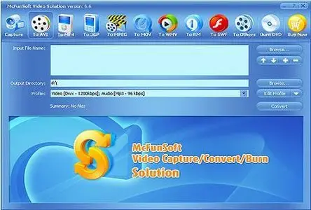 McFunSoft Video Capture/Convert/Burn DVD Solution v8.2.8 Build 1088