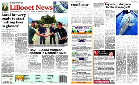 Bridge River Lillooet News – September 28, 2022