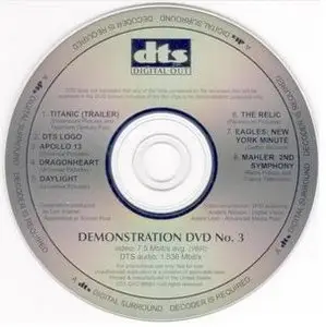 DTS Demostration DVD No.3
