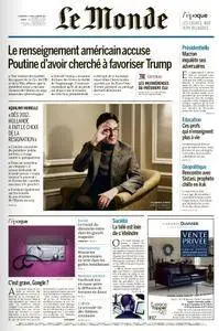 Le Monde du Dimanche 8 et Lundii 9 Janvier 2017