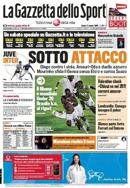 La Gazzetta dello Sport (17-10-09)