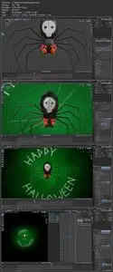 Creating an Animated Spooky Spider in Blender 2.9