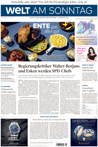 Welt am Sonntag - 01 Dezember 2019