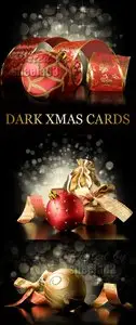 Stock Photo - Dark Christmas Cards