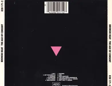 Bronski Beat - The Age Of Consent (1984)