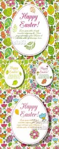 Easter Patterns Vector