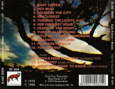 Rare Bird - Epic Forest (1972) [1998, Red Fox RF 604, France]