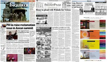 Philippine Daily Inquirer – April 21, 2015