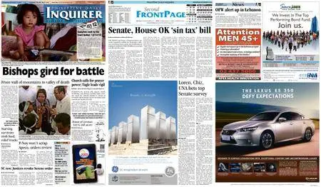 Philippine Daily Inquirer – December 12, 2012