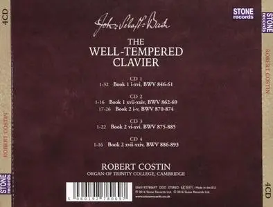 Robert Costin - Johann Sebastian Bach: The Well-Tempered Clavier [4CDs] (2016)