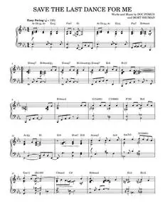 Save The Last Dance For Me [Jazz version] (arr. Brent Edstrom) - Emmylou Harris, Michael Bublé, The (Piano Solo)