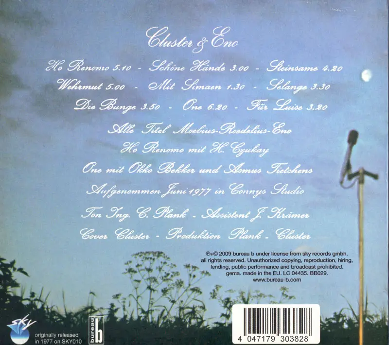 Cluster & Eno - Cluster & Eno (2009)