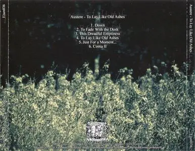 Austere - To Lay Like Old Ashes (2009) {Eisenwald Tonschmiede}