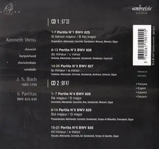 Kenneth Weiss - Johann Sebastian Bach: 6 Partitas (2001)