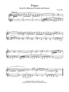 Prelude (from Five Miniature Preludes And Fugues) - Alec Rowley (Piano Solo)