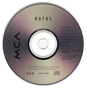 Rufus - Rufus (1973) [1992, Reissue]