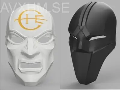 Dishonored Overseer Mask and Overwatch Oni Genji