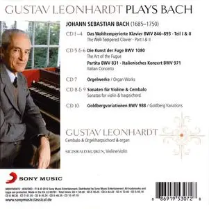 Gustav Leonhardt plays Bach [10 CDs] (2012)