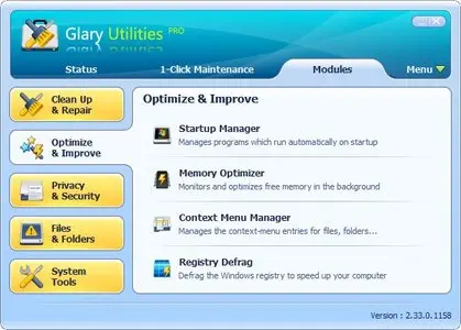 Glary Utilities PRO 2.33.0.1158 Portable
