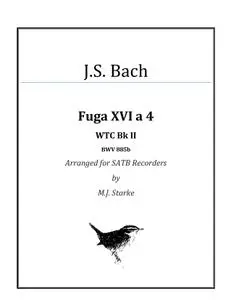 Fuga XVI From Bk II WTC