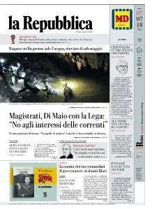 la Repubblica - 7 Luglio 2018