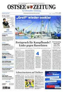 Ostsee Zeitung Greifswalder Zeitung - 09. April 2018
