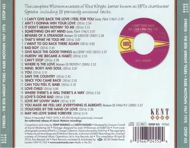Syreeta - The Rita Wright Years: Rare Motown 1967-1970 (2016)