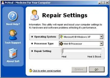 SwiftDog PCHeal v1.3.3.2008