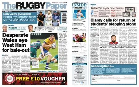 The Rugby Paper – August 23, 2020