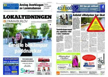 Lokaltidningen Lommabladet – 22 september 2018