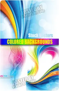Colored backgrounds - Stock Vectors