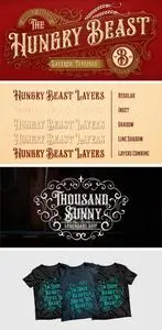 Hungry Beast Font Family