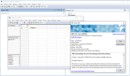 SAS JMP Statistical Discovery 15.2.1 Pro