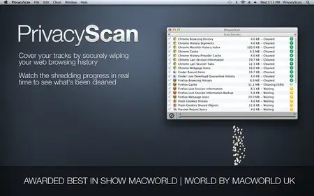 PrivacyScan v1.7 Mac OS X