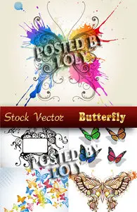 Butterfly - Stock Vector