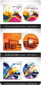 CD cover presentation template