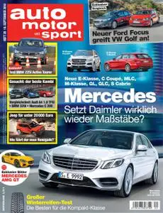 Auto Motor und Sport – 18. September 2014
